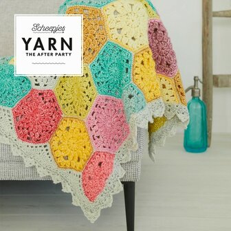 Confetti Blanket van Scheepjes Stone Washed en Stone&nbsp;Washed XL + gratis patroon The After Yarn Party 42 - deken haakpakket