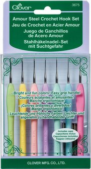 Clover Amour haaknaaldenset 0.60-1.75mm 