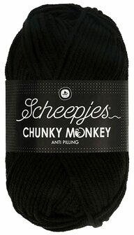 Chunky Monkey Black 1002 Scheepjes 