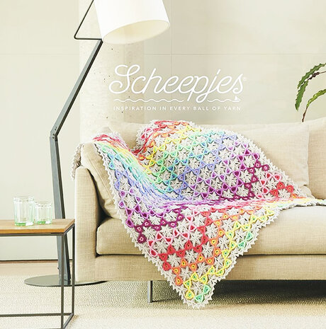 Prism Blanket van Scheepjes Colour Crafter origineel deken haakpakket + gratis Scheepjes canvas tas