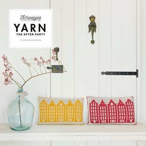 Canal Houses Cushion Scheepjes Catona - set van 2 kussens + gratis patroon The After Yarn Party 80