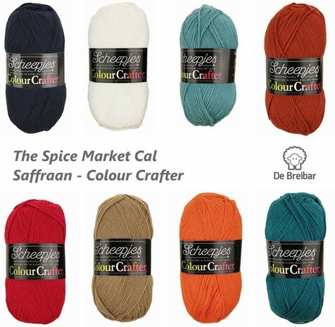 Safraan en Gember versie - The Spice Market - Scheepjes Colour Crafter