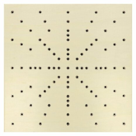 Granny blokspanner 35 x 35 cm Scheepjes blank hout