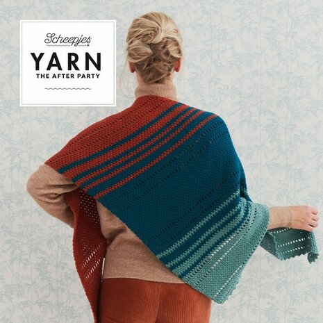 Away Day Shawl van Scheepjes Merino Soft  compleet pakket met gratis patroon The After Yarn Party 92