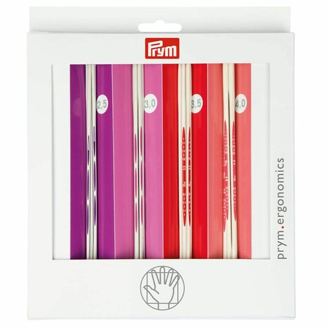 Prym Ergonomics sokkennaalden set 20cm 2.50-4.00mm