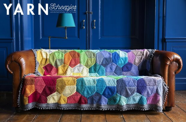 Technicolour Dream Blanket van Scheepjes Softfun - deken haak pakket