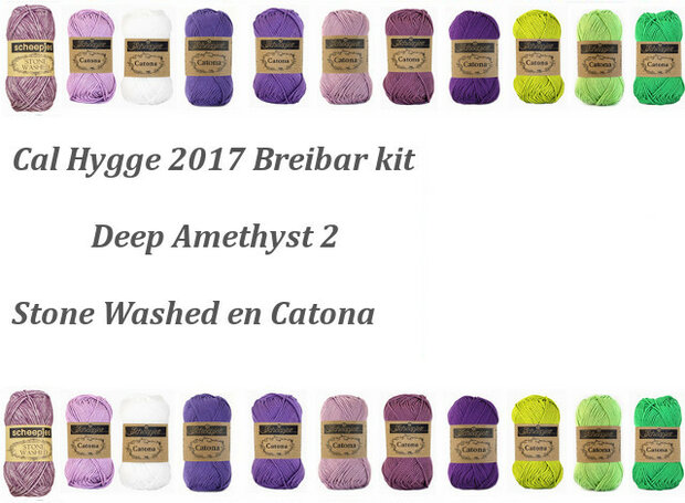 Hygge Deep Amethyst 2 Cal 2017 pakket Let op! zie beschrijving
