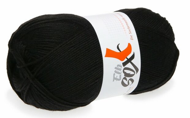 ElbSox Merino - 4 uni 002 zwart sokkenwol