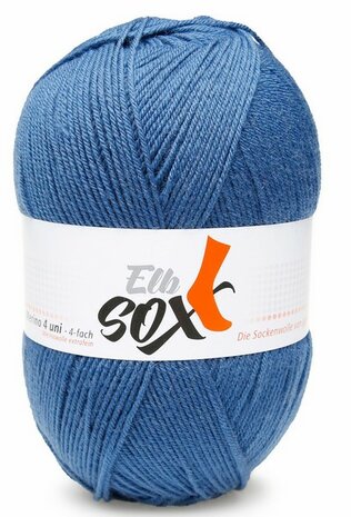 ElbSox Merino - 4 uni 011 jeans/blauw sokkenwol