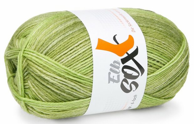ElbSox - 6 Flow - Color 003  ggh 6 draads sokkenwol