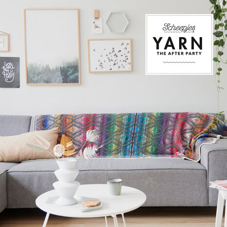 Diamond Sofa Runner van Scheepjes Catona compleet pakket + gratis patroon Yarn the After Party