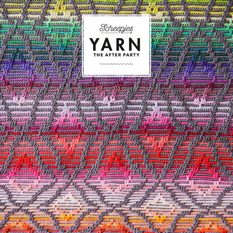 Diamond Sofa Runner van Scheepjes Catona compleet pakket + gratis patroon Yarn the After Party