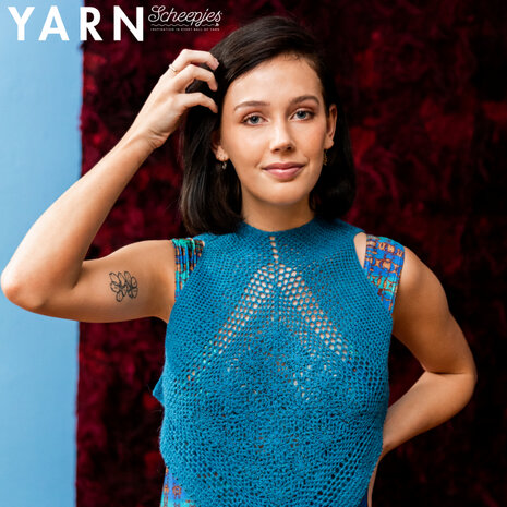 Metamorphosis Wrap van Scheepjes Alpaca Rhythm - door Lynne Rowe compleet garen  haakpakket + kralen