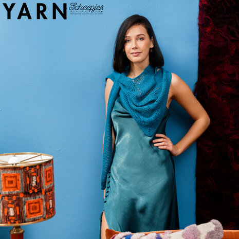 Metamorphosis Wrap van Scheepjes Alpaca Rhythm - door Lynne Rowe compleet garen  haakpakket + kralen