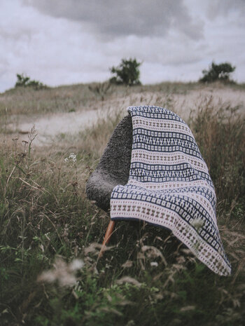 Nothern Winds Blanket van Scheepjes Metropolis garen pakket - patroon staat in boek A Sea Story  - Lilla Björn Crochet