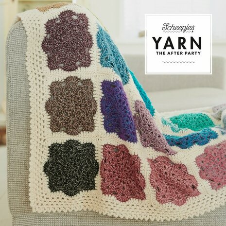 Memory Throw van Scheepjes Stone en River Washed  Breibar pakket 215 + gratis patroon