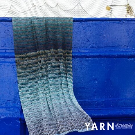 Saltwater Throw (sprei) Scheepjes Whirl - garen pakket