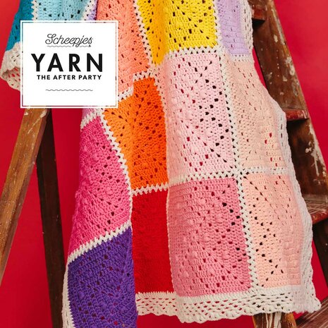 Colour Shuffle Blanket  van Scheepjes Softfun met gratis patroon YARN The After Party nr.152