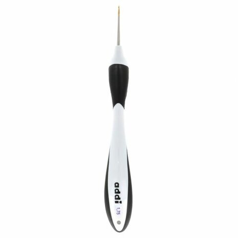 Addi haaknaald maxi swing 1.75 mm wit zwart 16 cm