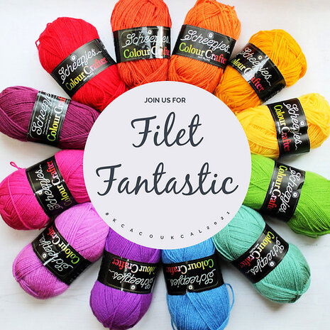 Filet Fantastic Crochet Along 2021 Scheepjes Colour Crafter garen pakket origineel