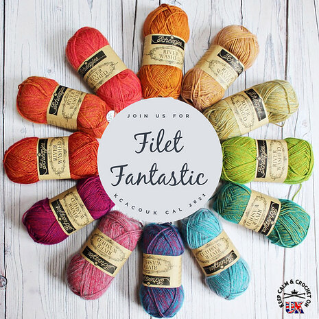 Filet Fantastic Crochet Along 2021 Scheepjes River Washed garen pakket origineel