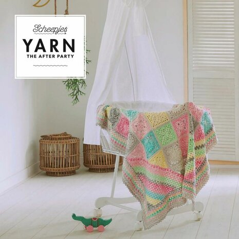 Arrow Baby Blanket van Scheepjes Aquarel garen pakket + gratis patroon YARN The After Party nr.77 