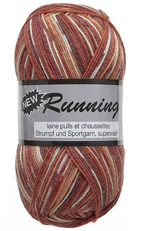 New Running 100 gram Multi sokkenwol kleur 702 Lammy Yarns