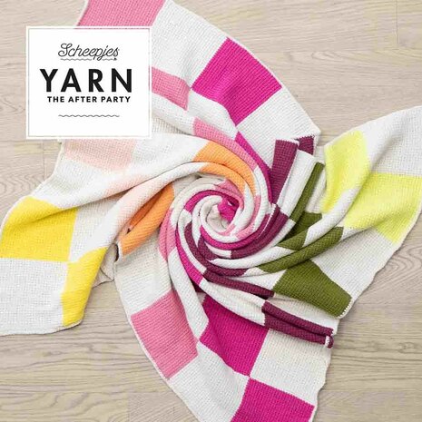 Tunisian Tiles Blanket Sunset van Scheepjes Softfun garenpakket met gratis patroon