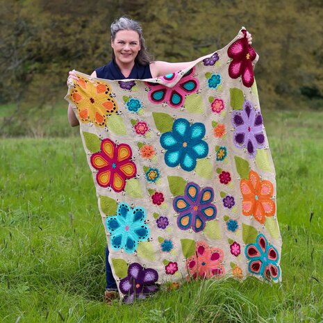 Maya's Meadow Cal origineel van Scheepjes Organicon garen pakket compleet 