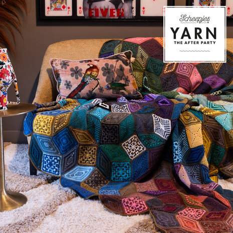 Scheepjes Tiles Blanket van Scheepjes Scrumptious compleet garen pakket + gratis Patroon YARN - The After Party 204