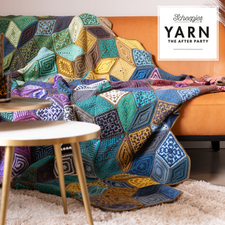 Scheepjes Tiles Blanket van Scheepjes Scrumptious compleet garen pakket + gratis Patroon YARN - The After Party 204