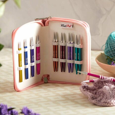 KnitPro Zing verwisselbare rondbreinaalden set 13cm 3.5-8.0 mm