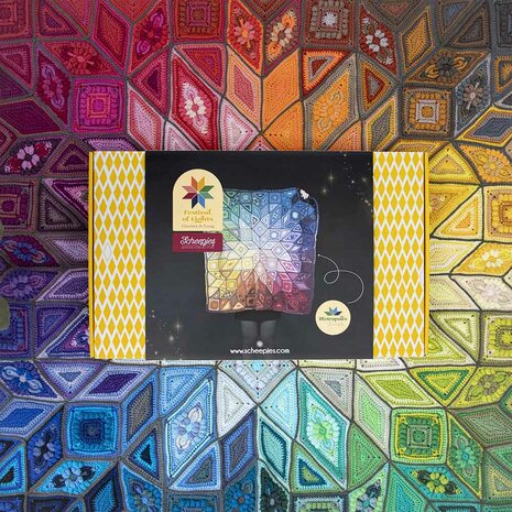 Scheepjes CAL Festival of Lights blanket - Metropolis kit incl gratis rolcentimeter