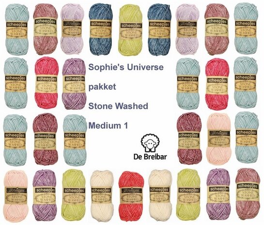 Sophie's Universe  pakket Stone Washed medium Nu met gratis de Sophies Universe tas!