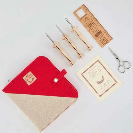 Oxford Punchnaald set van 3 regular Natural Wood maat 8-10