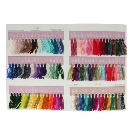 Symfonie Yarn kleurkaart