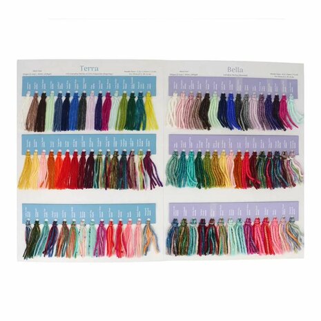 Symfonie Yarn kleurkaart