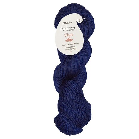 Symfonie Viva solid 1017 Delhi Blue