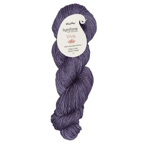 Symfonie Viva solid 1021 Plum Denim