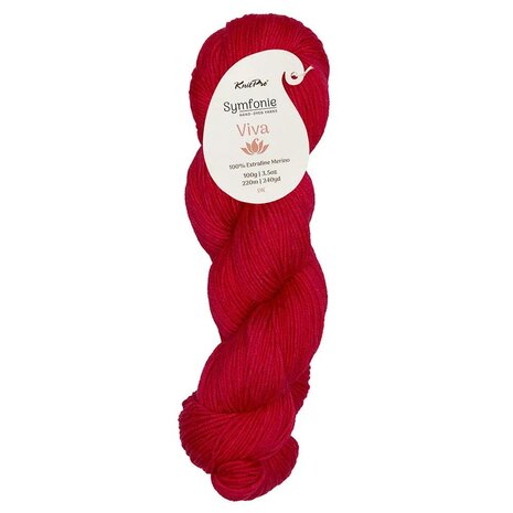 Symfonie Viva solid 1049 Bandana Red