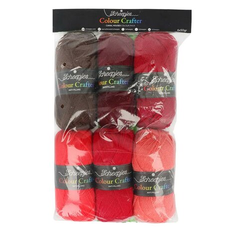 Scheepjes Colour Crafter colour pack 6x50g Canal Houses