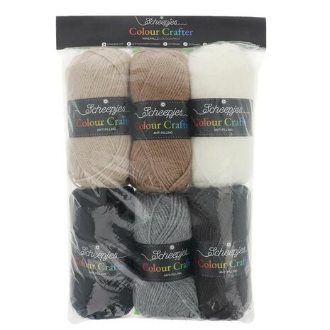 Scheepjes Colour Crafter colour pack 6x50g Windmills