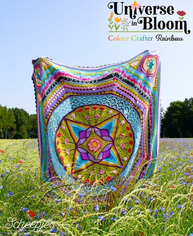 Rainbow kit Colour Crafter Scheepjes CAL2025 Universe in Bloom