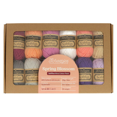 Softfun Spring Blossom colour pack 12x20g Scheepjes
