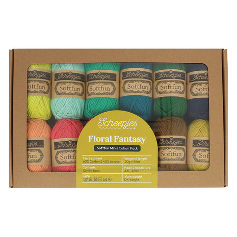 Softfun Floral Fantasy colour pack 12x20g Scheepjes