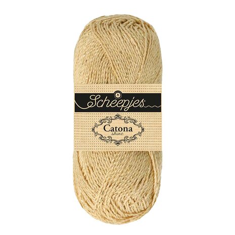Scheepjes Catona Shine -Scheepjes - 404-G English Tea - Gold
