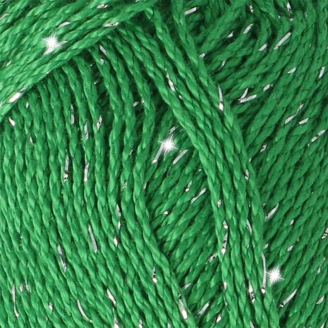 Scheepjes Catona Shine -Scheepjes - 515-S Emerald - Silver