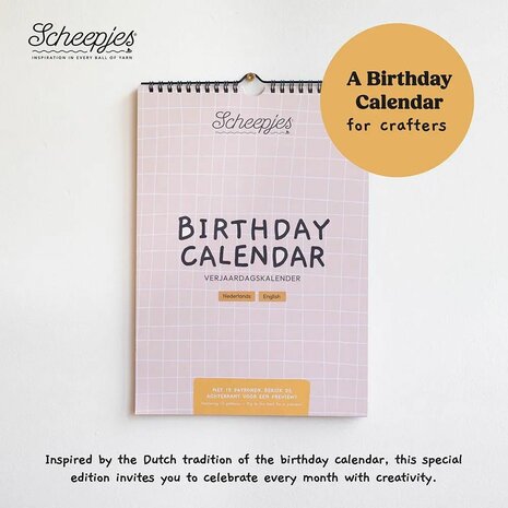 Scheepjes Verjaardagskalender Nederlands