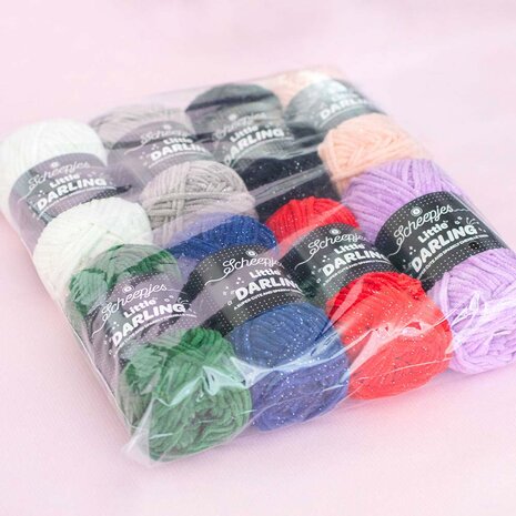 Little Darling Sparkle colour pack 8x25g Scheepjes
