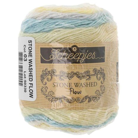 Scheepjes Stone Washed Flow 1x65g - 03 Whisper